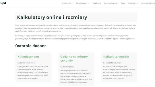 Rozmiary.com.pl