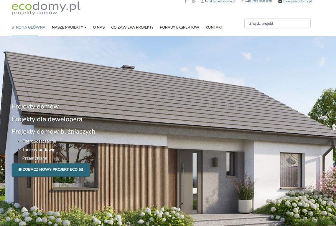 Ecodomy - Projekty domów Ecodomy - Projekty domów