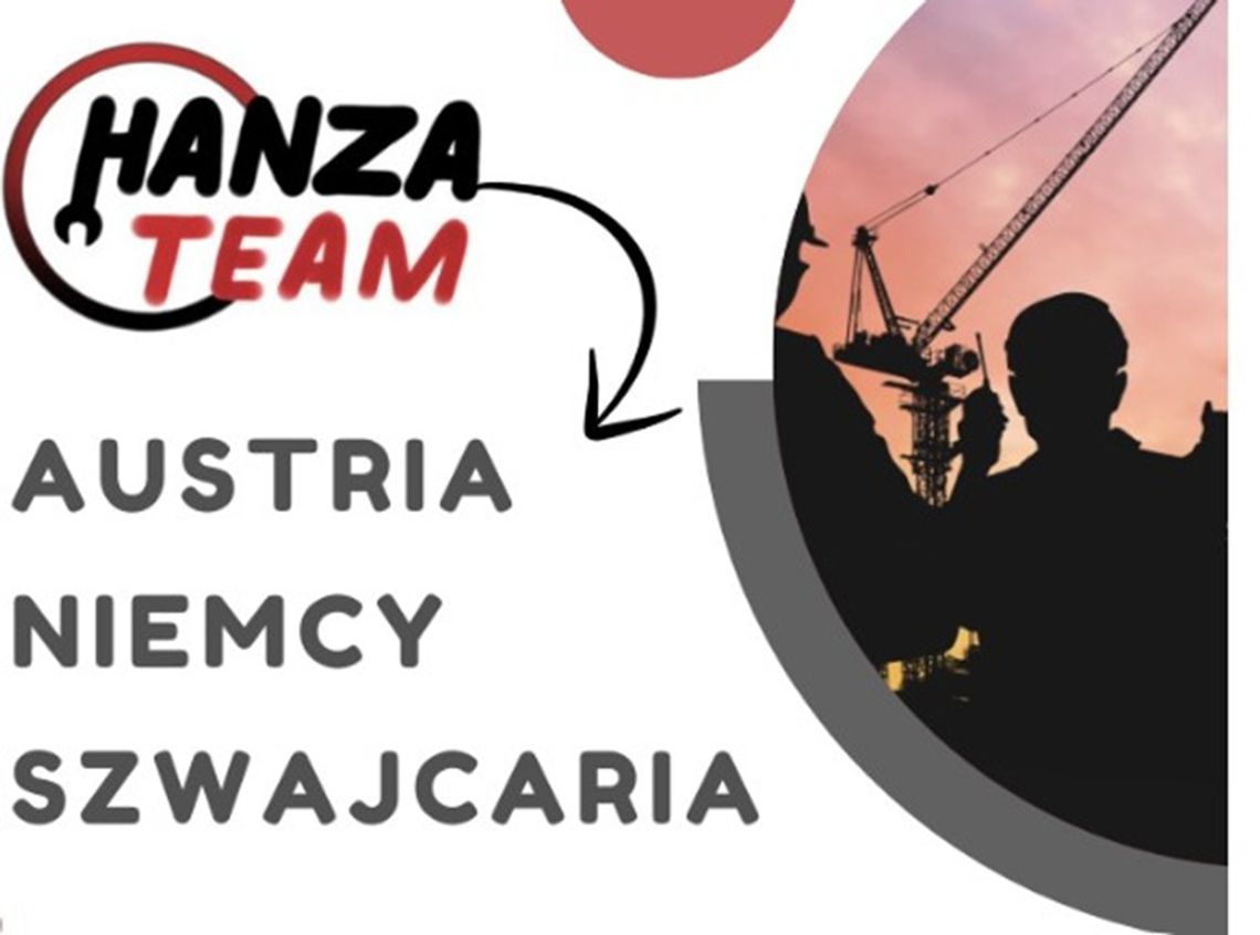 Hanza Team - Agencja Pracy, Pośrednictwo Pracy Niemcy, Austria, Szwajcaria