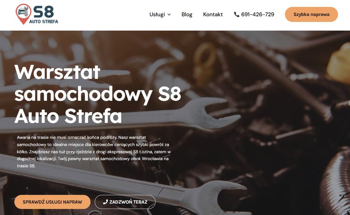 S8 Auto Strefa Warsztat Samochodowy S8 Auto Strefa Warsztat Samochodowy