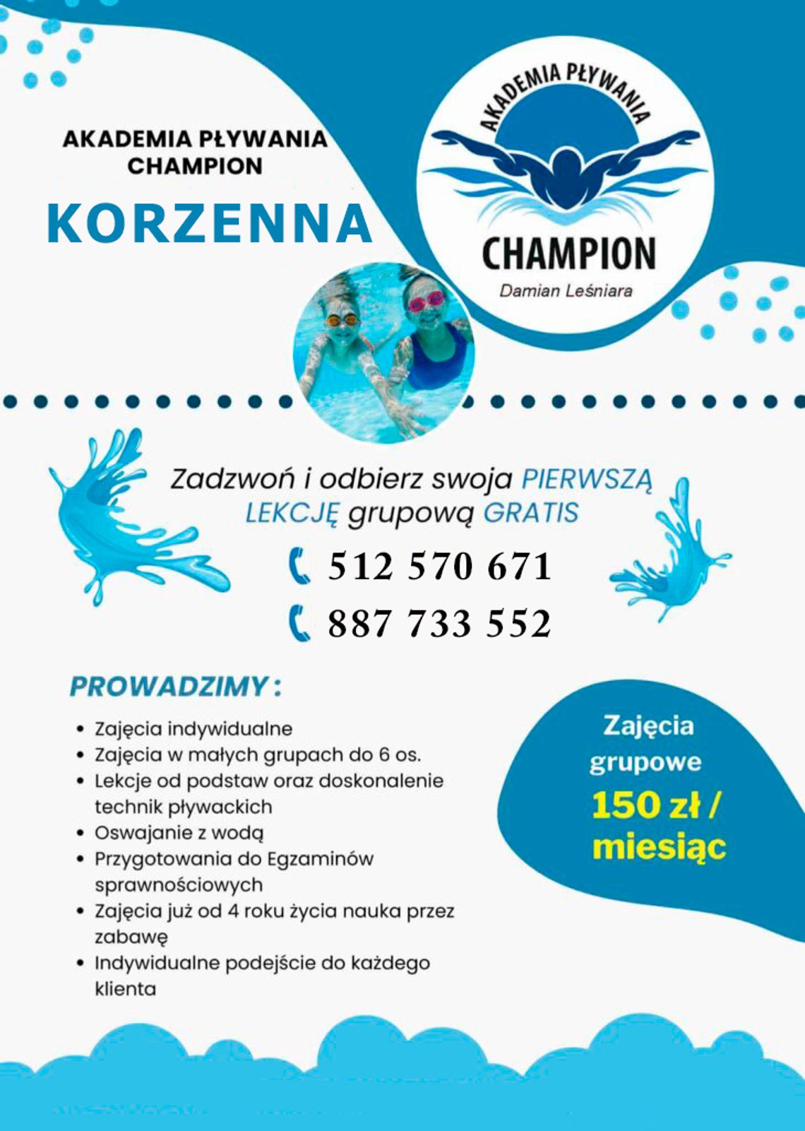 Szkoła Pływania Korzenna Szkoła Pływania Korzenna